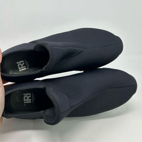 iRi NYC Wes I Low Top Black Slip On Chunky Sneakers Size 38.5 (US 8.5) Casual - Picture 10 of 12